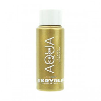 ЖИДКАЯ АКВА КРАСКА ДЛЯ БОДИ АРТА МЕТАЛИК AQUA COLOR LIQUID 